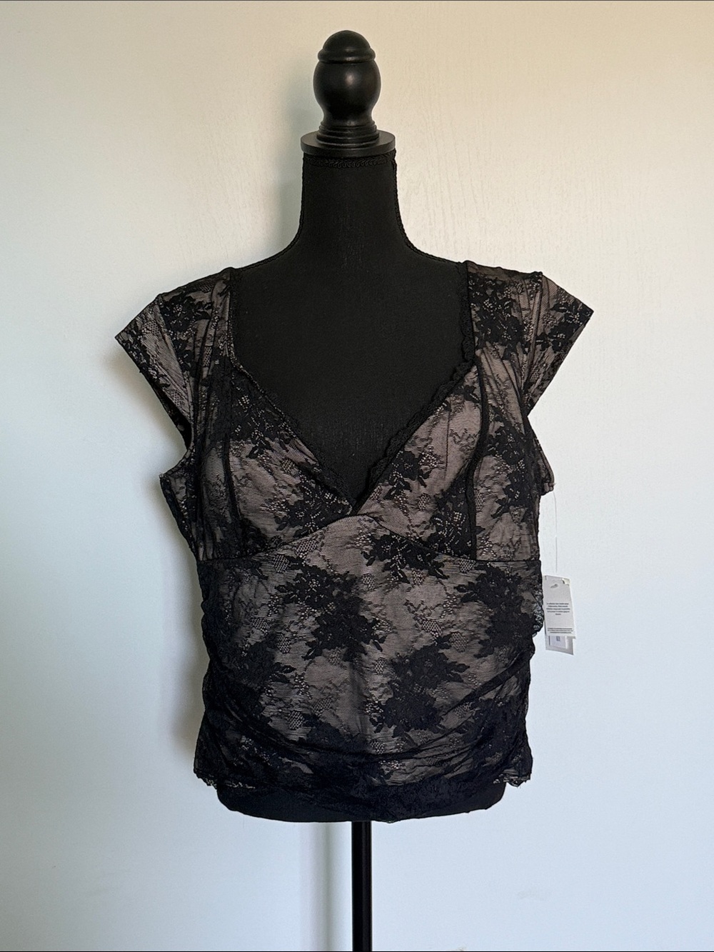 Abercrombie & Fitch Zoe Bra-Free Lace Top | Sz XL